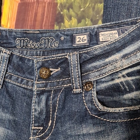 Miss Me Easy Boot Jeans Size 26 - Picture 4 of 6